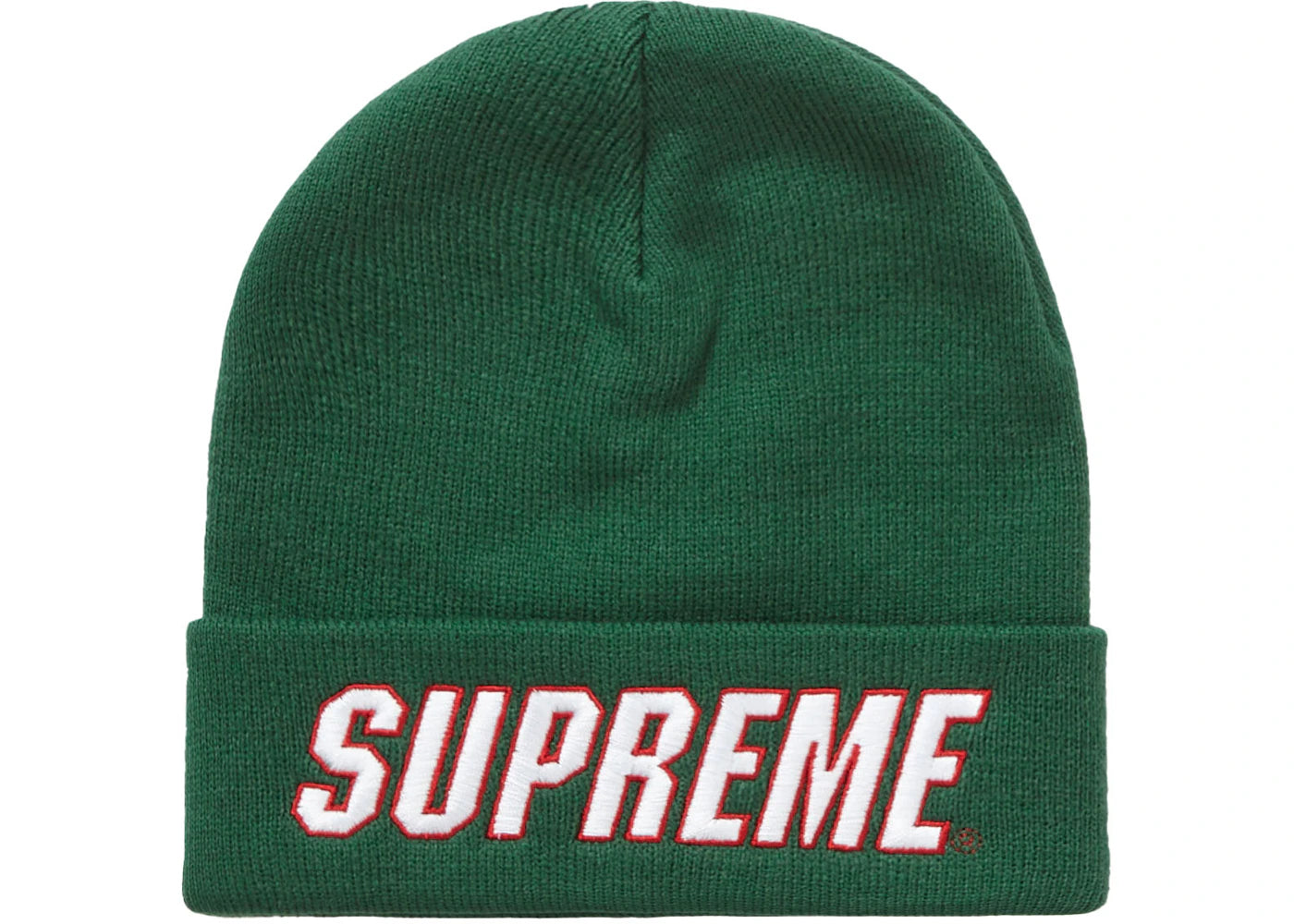 Supreme Slant Beanie Green