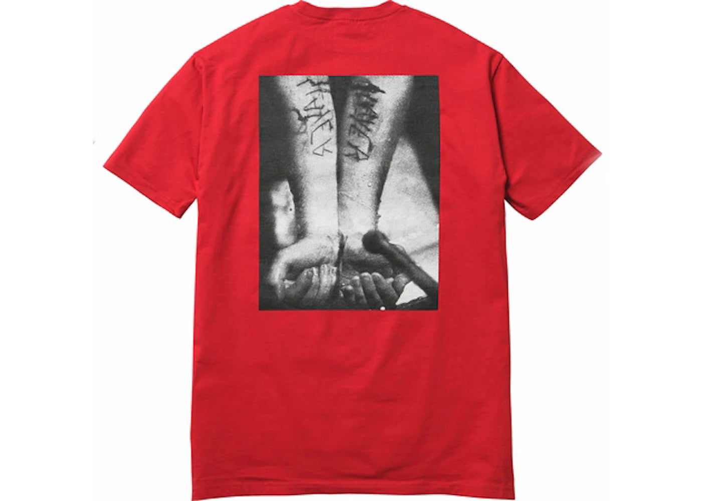 Supreme Slayer Cutter Tee Red