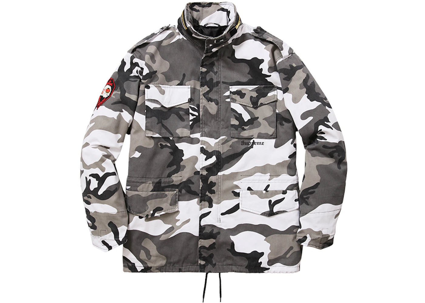 Supreme Slayer Eagle M-65 Jacket Snow Camo