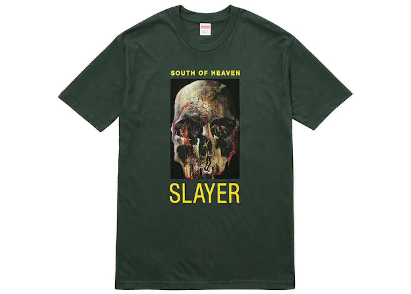 Supreme Slayer South of Heaven Tee Dark Green