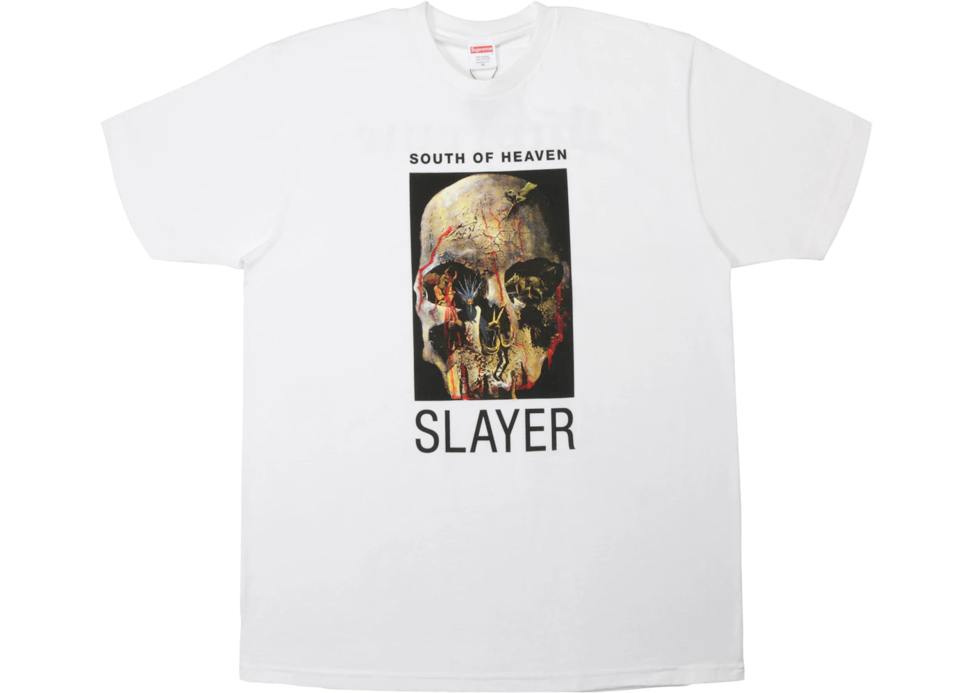 Supreme Slayer South of Heaven Tee White