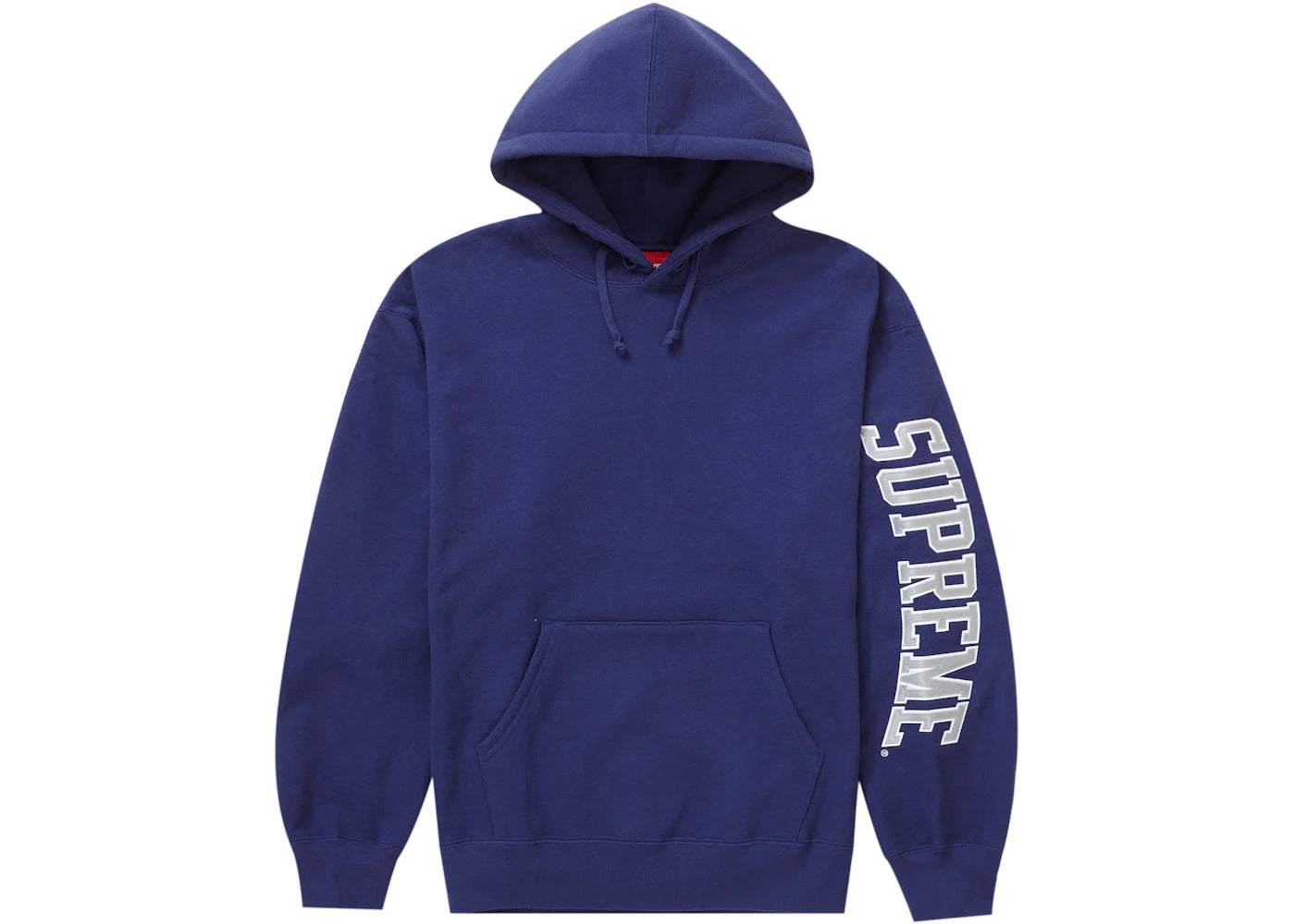 Supreme Sleeve Arc Hooded Sweatshirt (FW23) Washed Navy