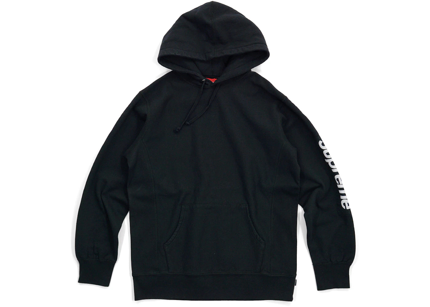 Supreme Sleeve Patch Hooded Sweatshirt Black