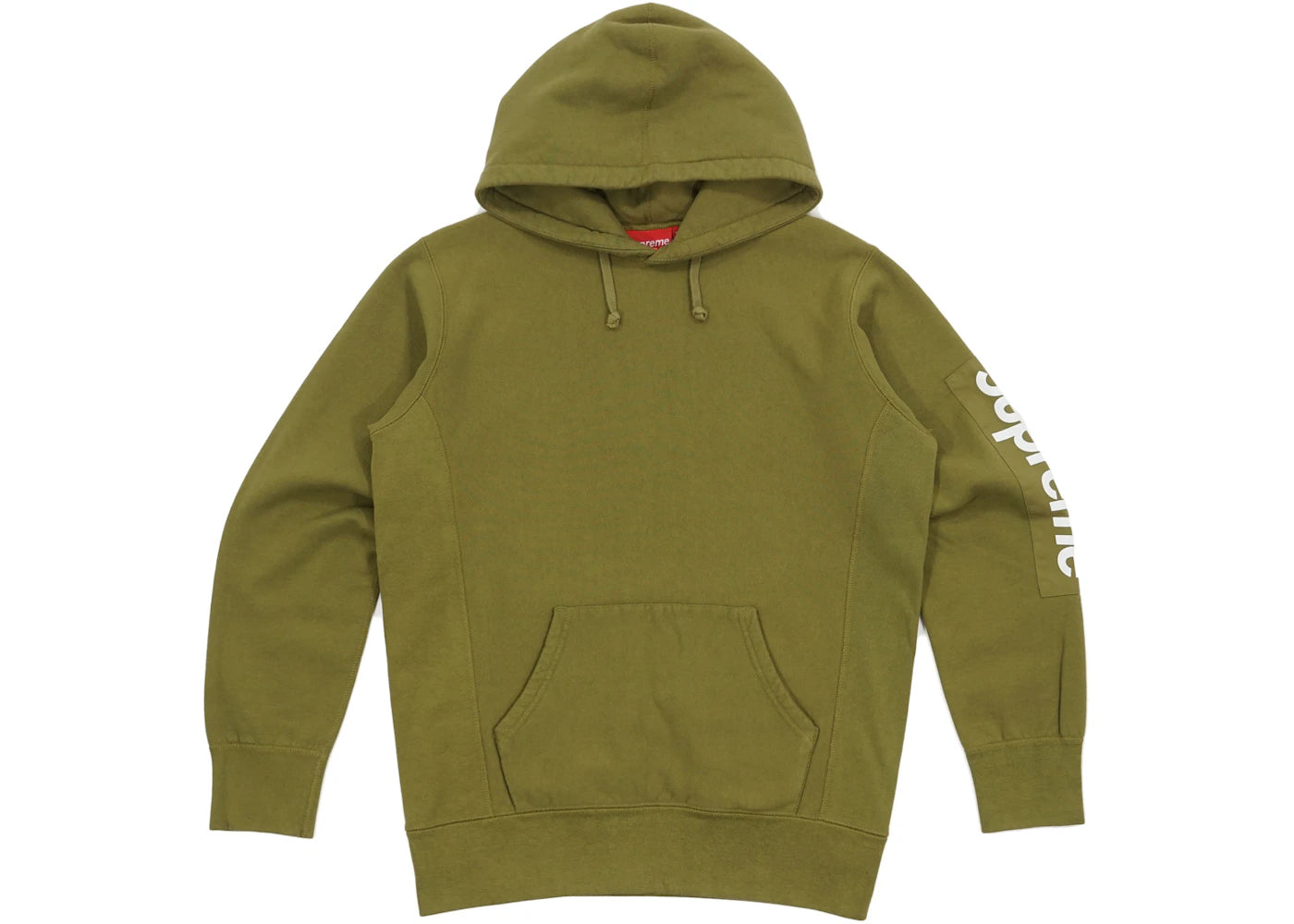 Supreme Sleeve Patch Hooded Sweatshirt Moss