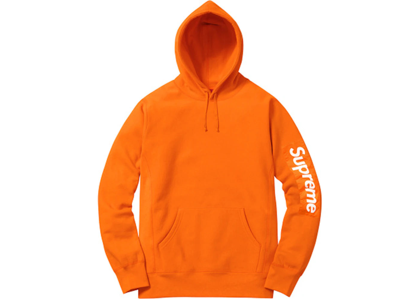 Supreme Sleeve Patch Hooded Sweatshirt Orange