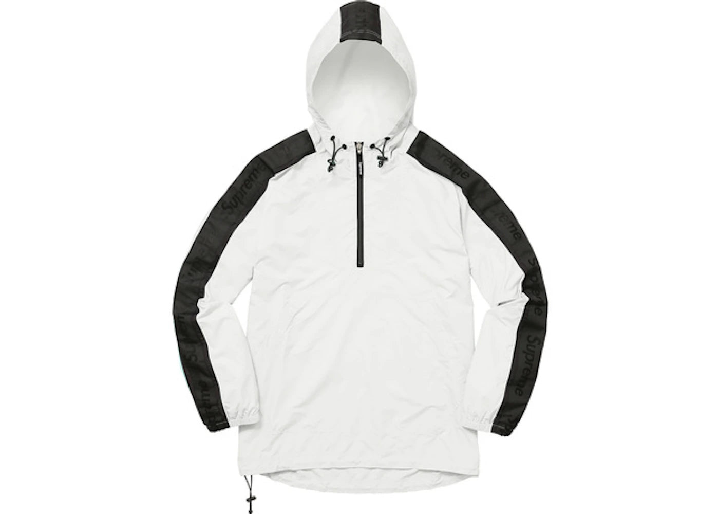 Supreme Sleeve Tape Anorak White