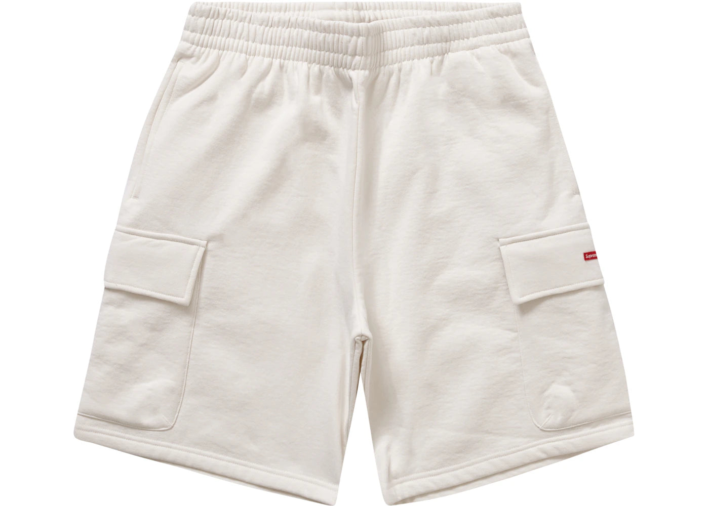 Supreme Small Box Baggy Cargo Sweatshort White