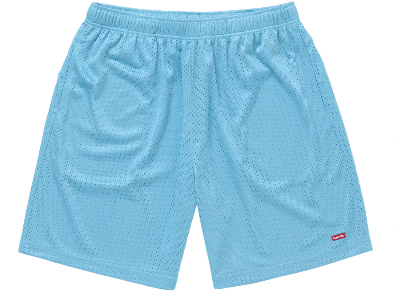 Supreme Small Box Baggy Mesh Short (SS25) Light Blue