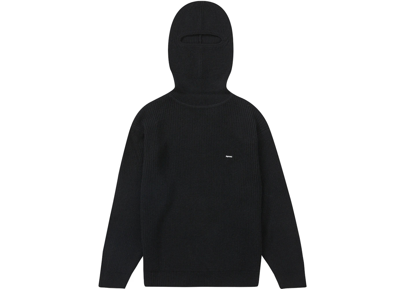 Supreme Small Box Balaclava/Turtleneck Sweater Black