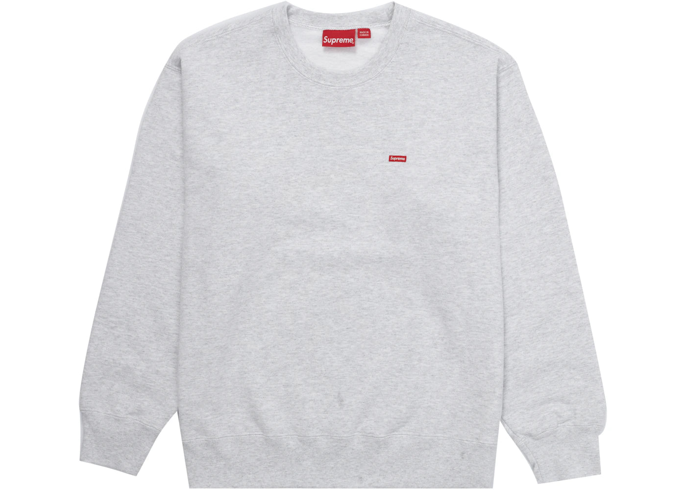 Supreme Small Box Crewneck (FW21) Ash Grey