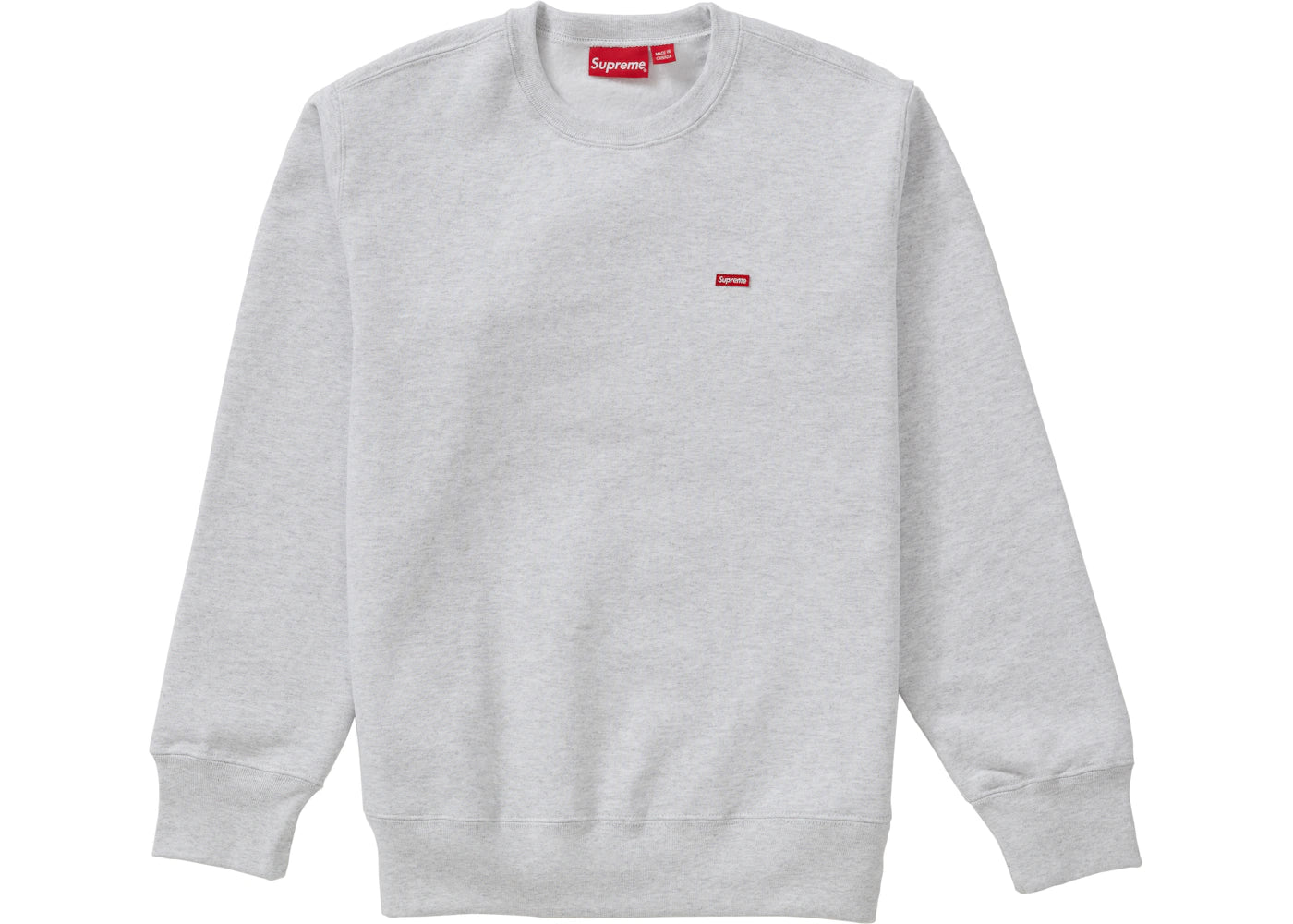 Supreme Small Box Crewneck Ash Grey