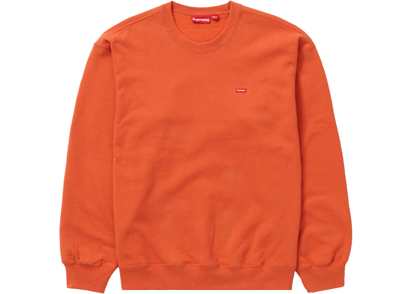 Supreme Small Box Crewneck Burnt Orange