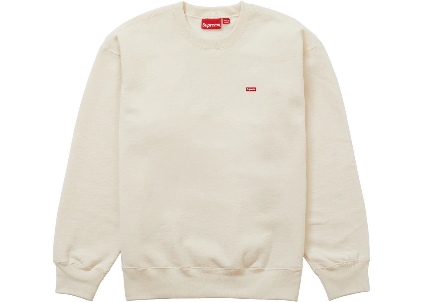 Supreme Small Box Crewneck (FW20) Natural
