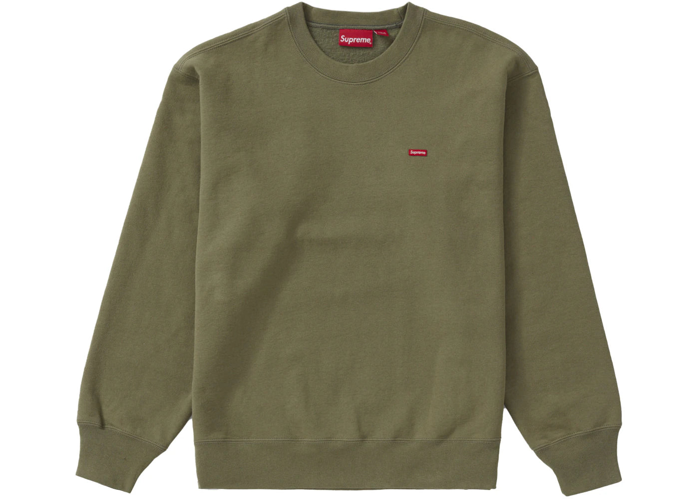 Supreme Small Box Crewneck (FW22) Light Olive