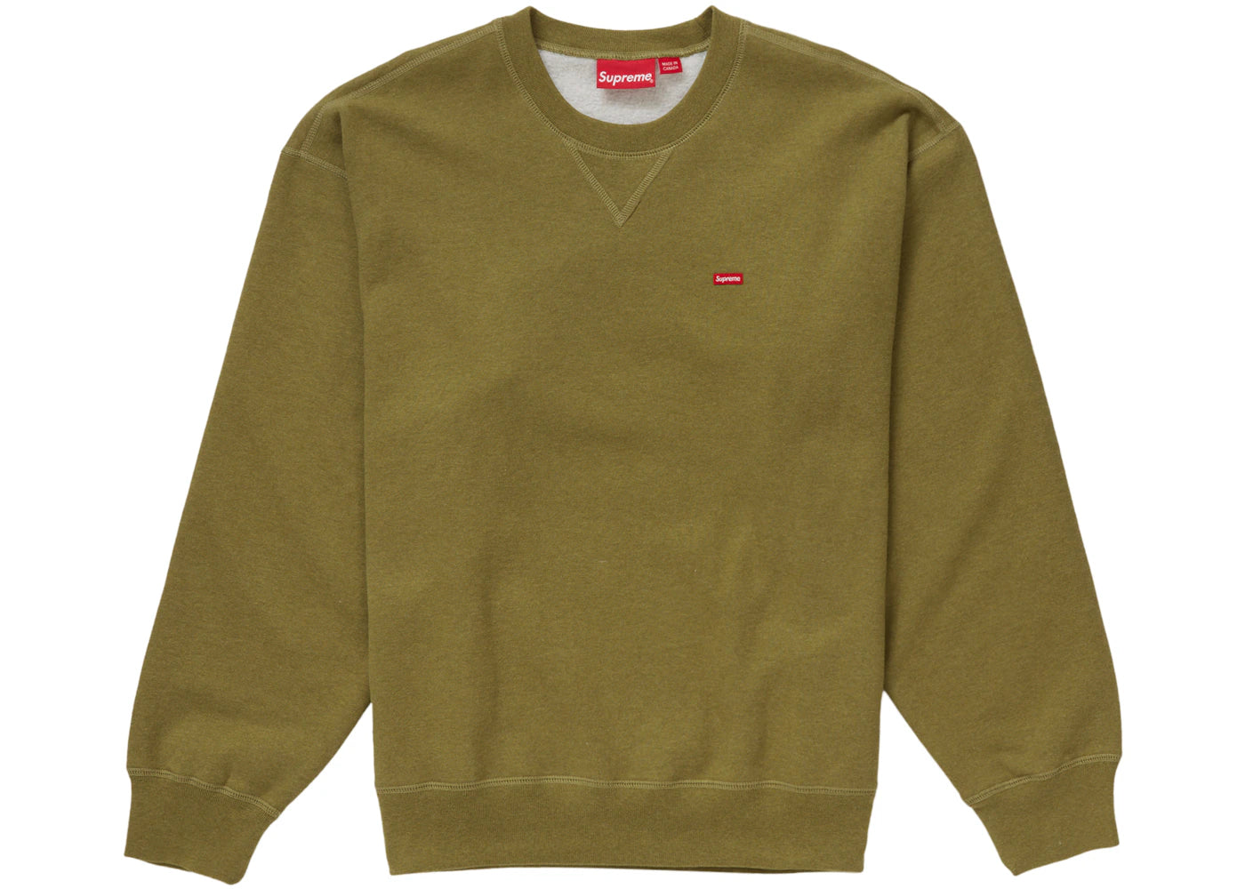 Supreme Small Box Crewneck (FW23) Heather Olive