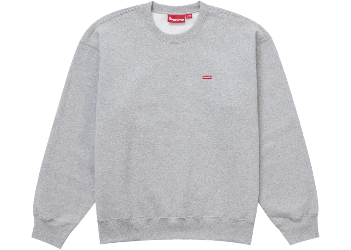 Supreme Small Box Crewneck (FW24) Ash Grey
