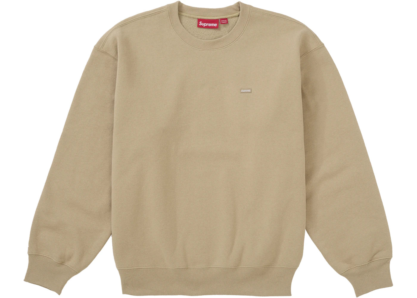 Supreme Small Box Crewneck (FW25) Brown