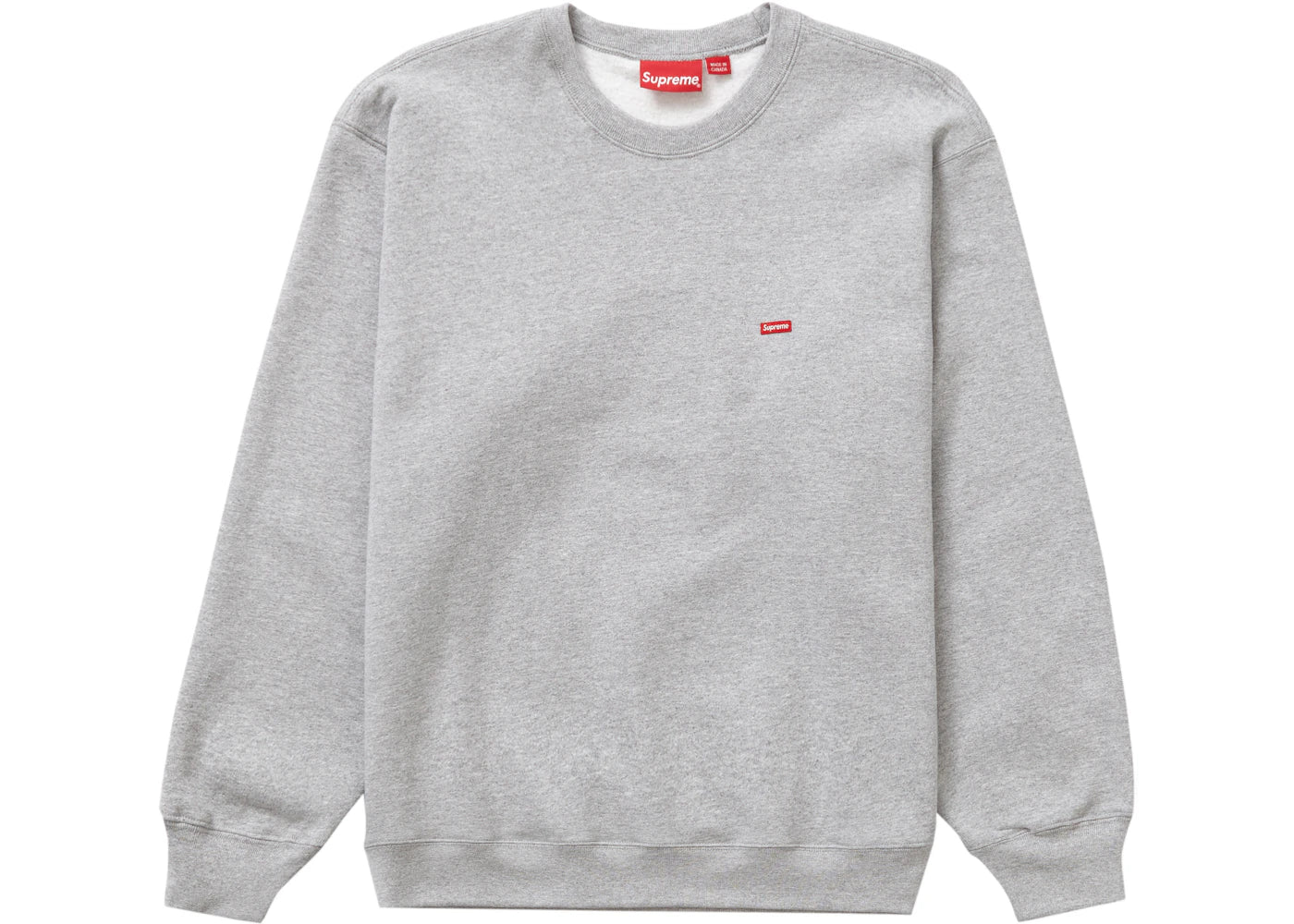 Supreme Small Box Crewneck Heather Grey