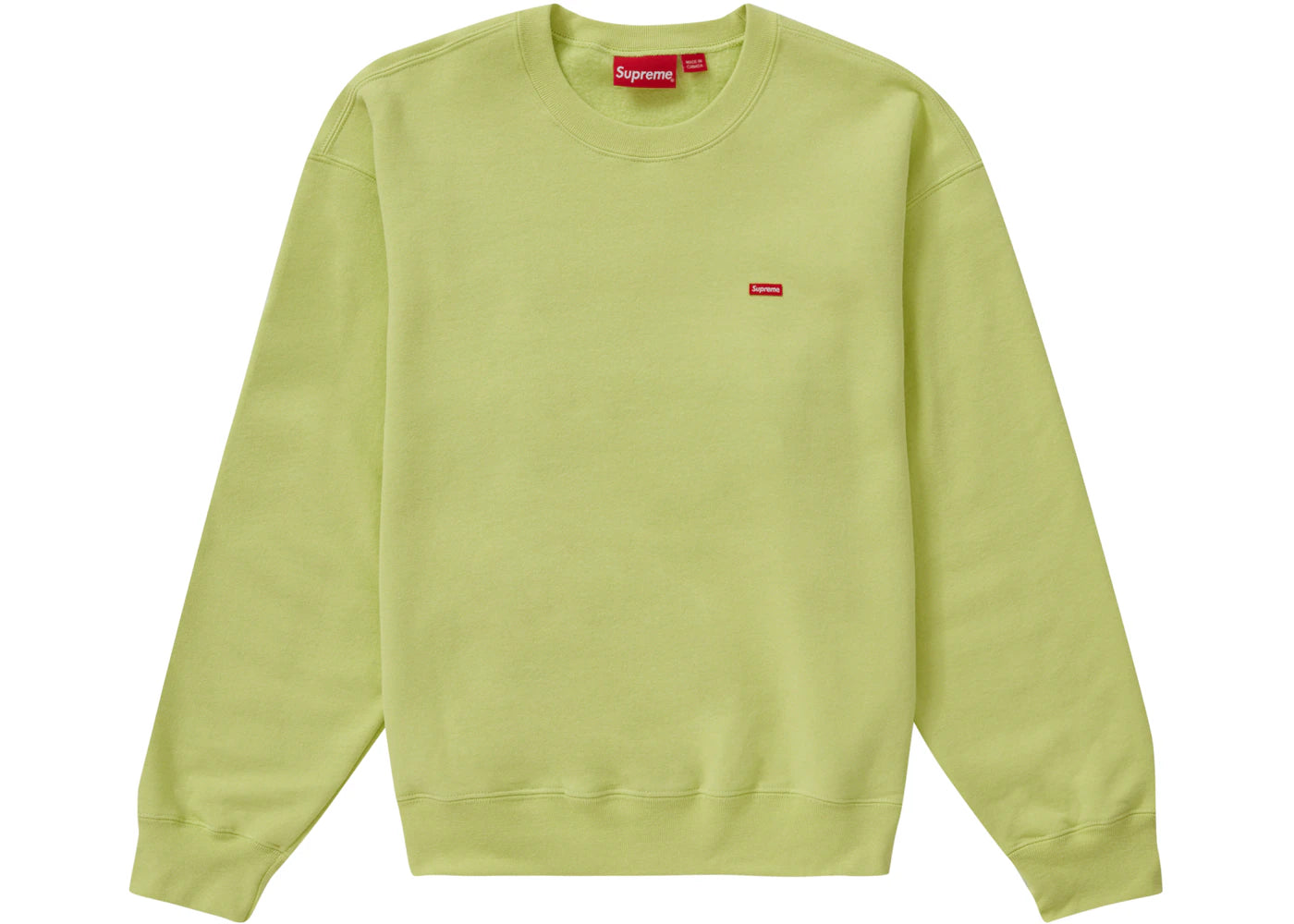 Supreme Small Box Crewneck Lime