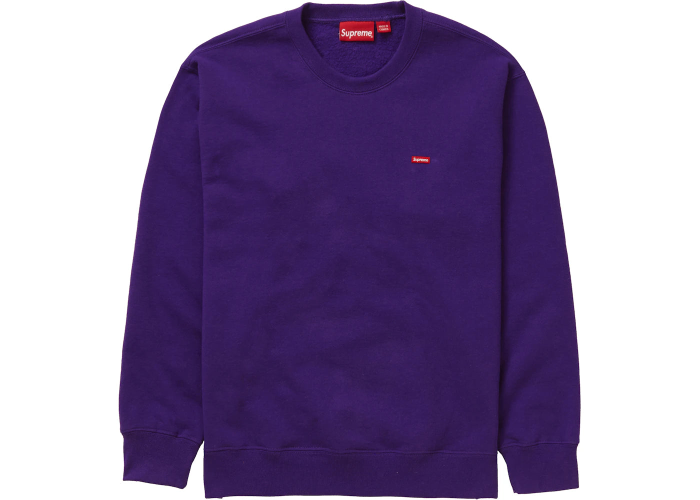 Supreme Small Box Crewneck Purple