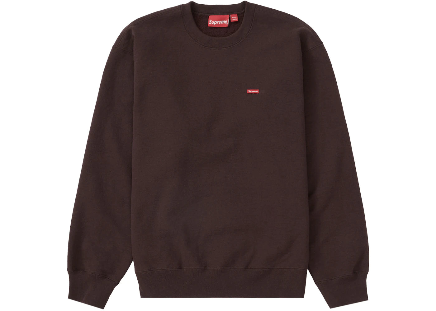 Supreme Small Box Crewneck (SS22) Dark Brown