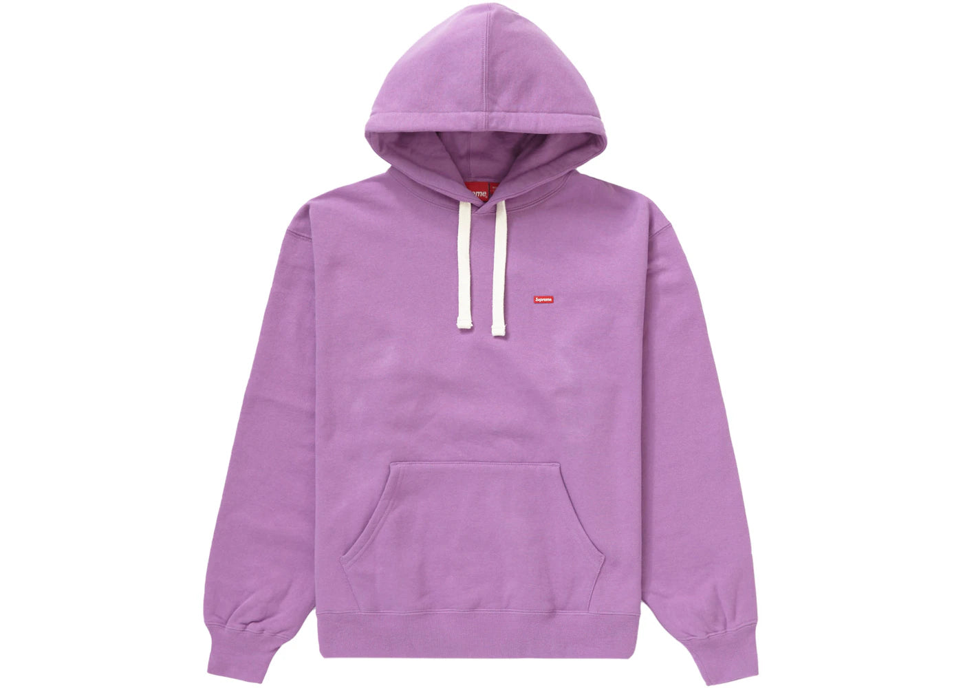 Supreme Small Box Drawcord Hooded Sweatshirt Purple