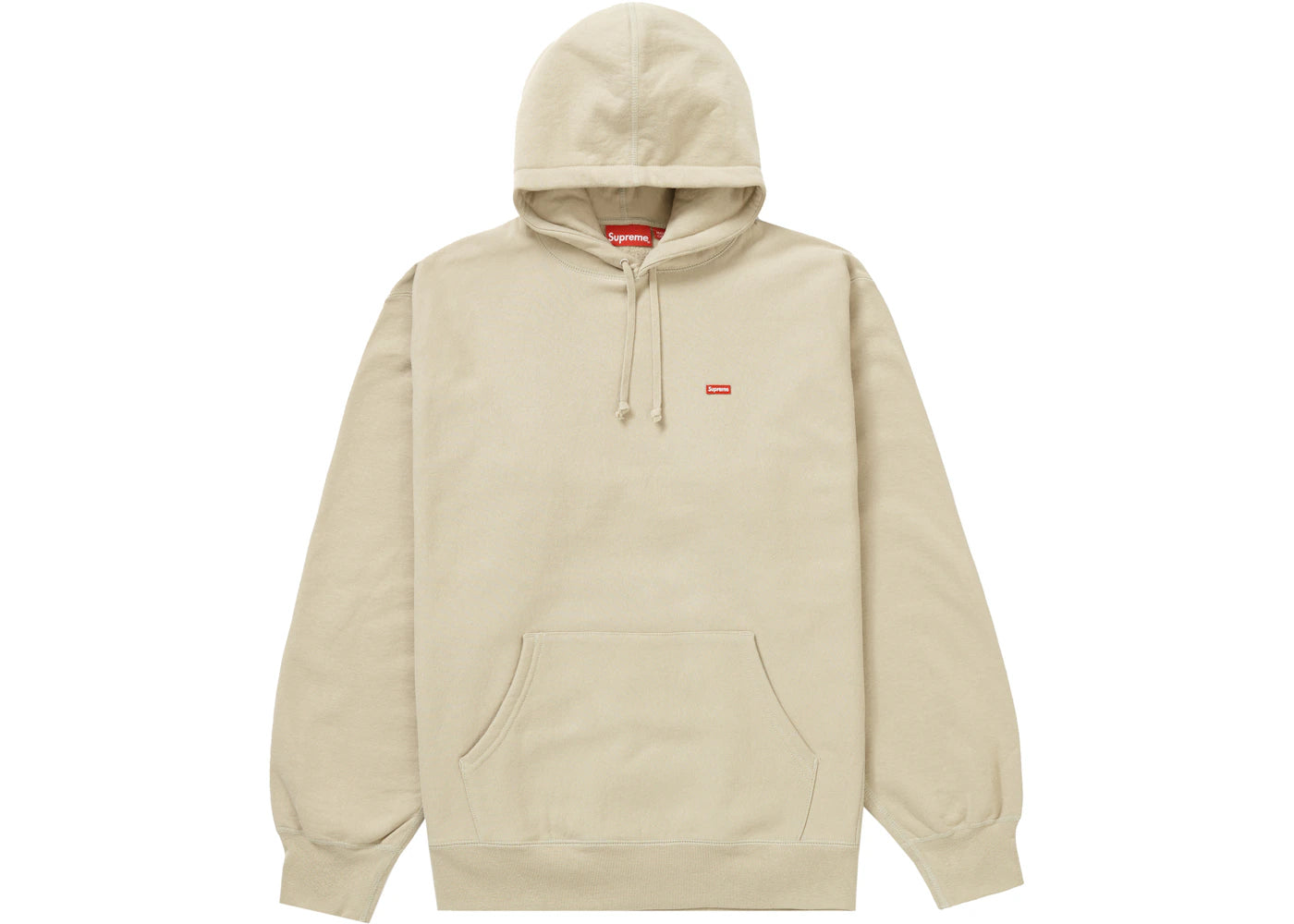 Supreme Small Box Hooded Sweatshirt (FW21) Taupe