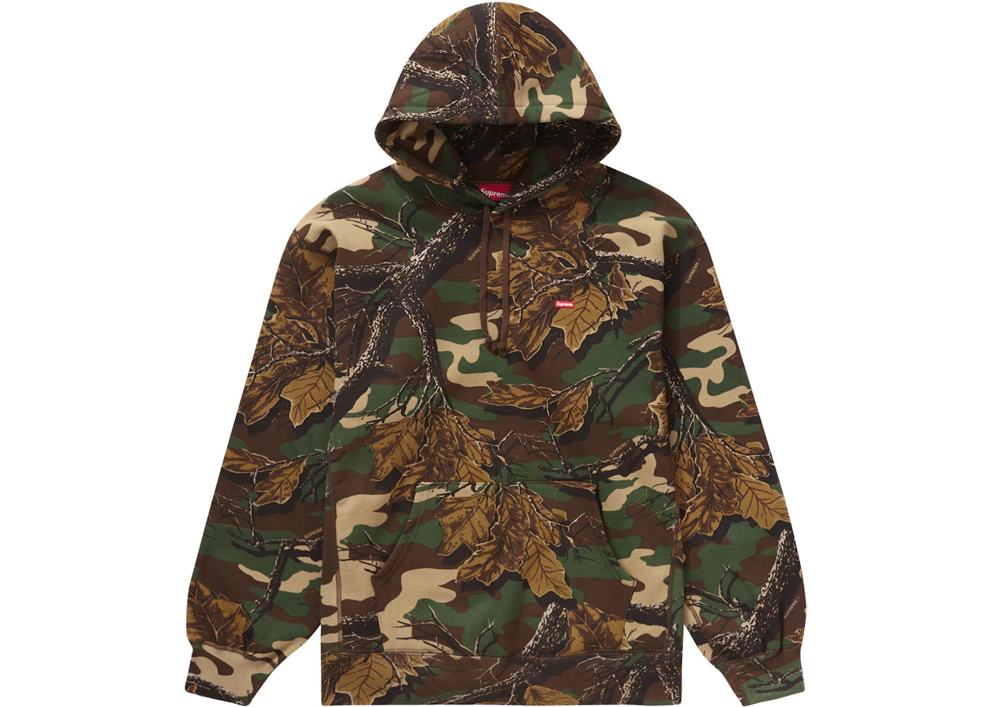 Supreme Small Box Hooded Sweatshirt (FW22) Branch Woodland Camo