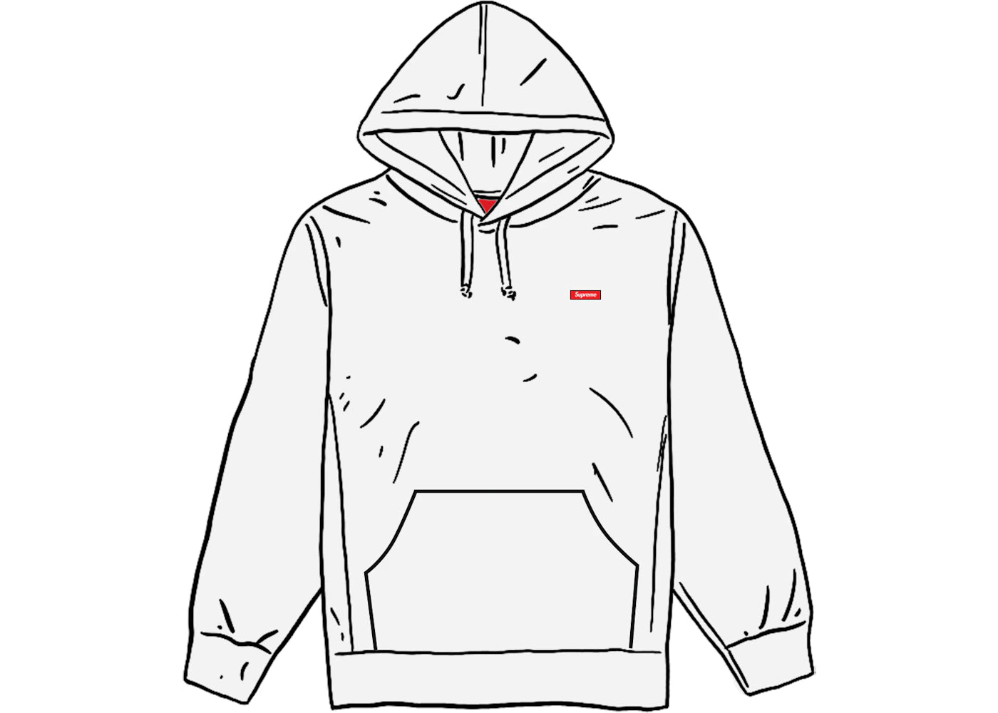 Supreme Small Box Hooded Sweatshirt (SS21) White