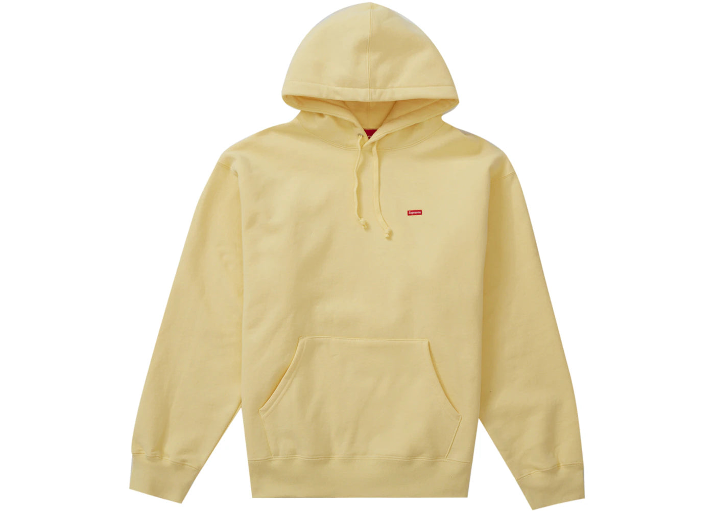 Supreme Small Box Hooded Sweatshirt (SS23) Light Yellow