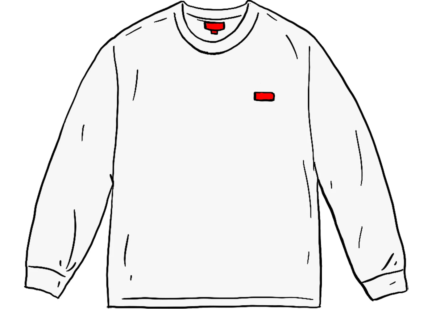 Supreme Small Box L/S Tee (FW20) White