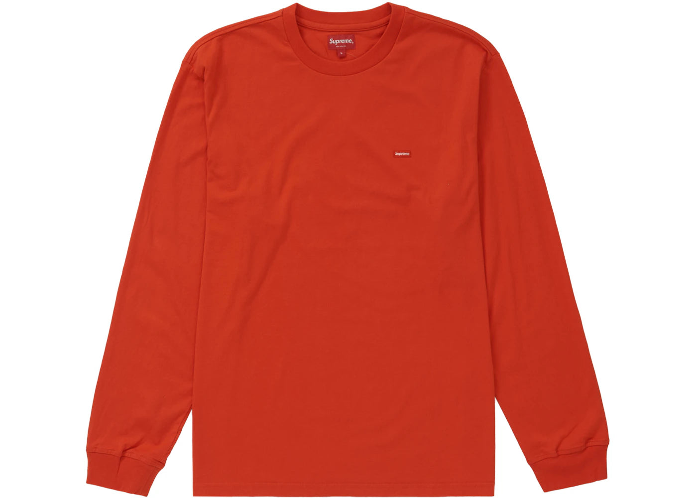 Supreme Small Box L/S Tee (FW22) Bright Orange