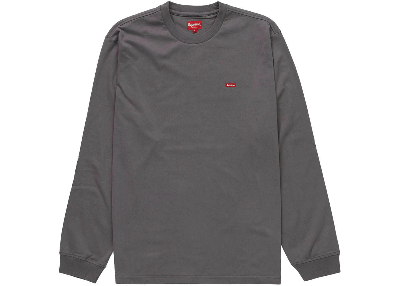 Supreme Small Box L/S Tee (FW22) Charcoal