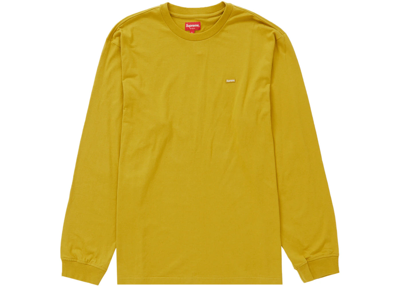 Supreme Small Box L/S Tee (FW22) Dark Yellow