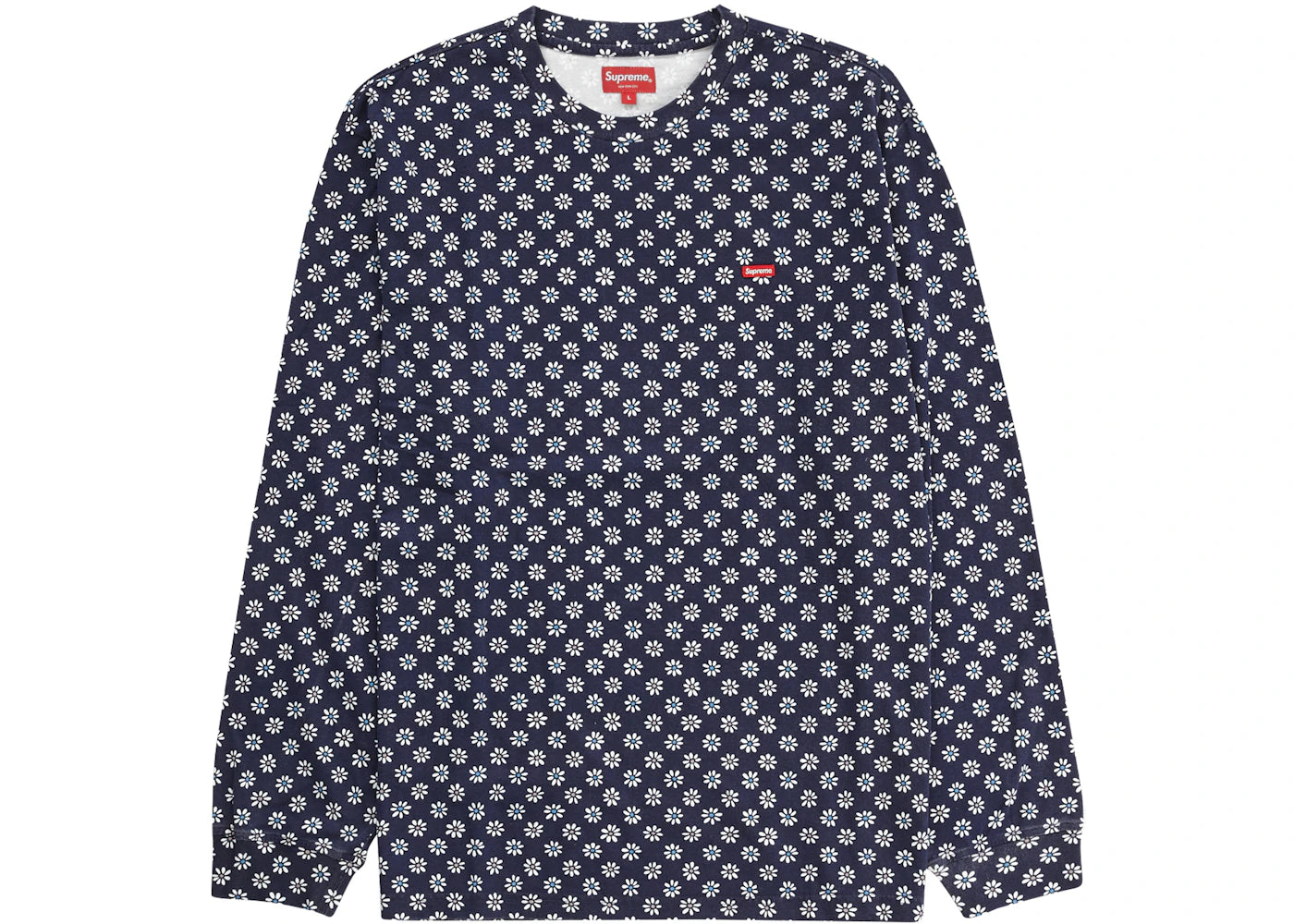 Supreme Small Box L/S Tee (FW22) Flowers