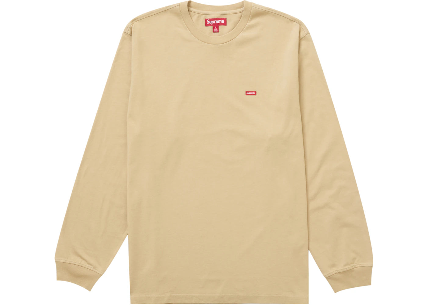 Supreme Small Box L/S Tee (FW24) Dark Tan