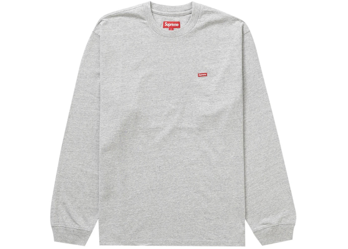 Supreme Small Box L/S Tee Heather Grey