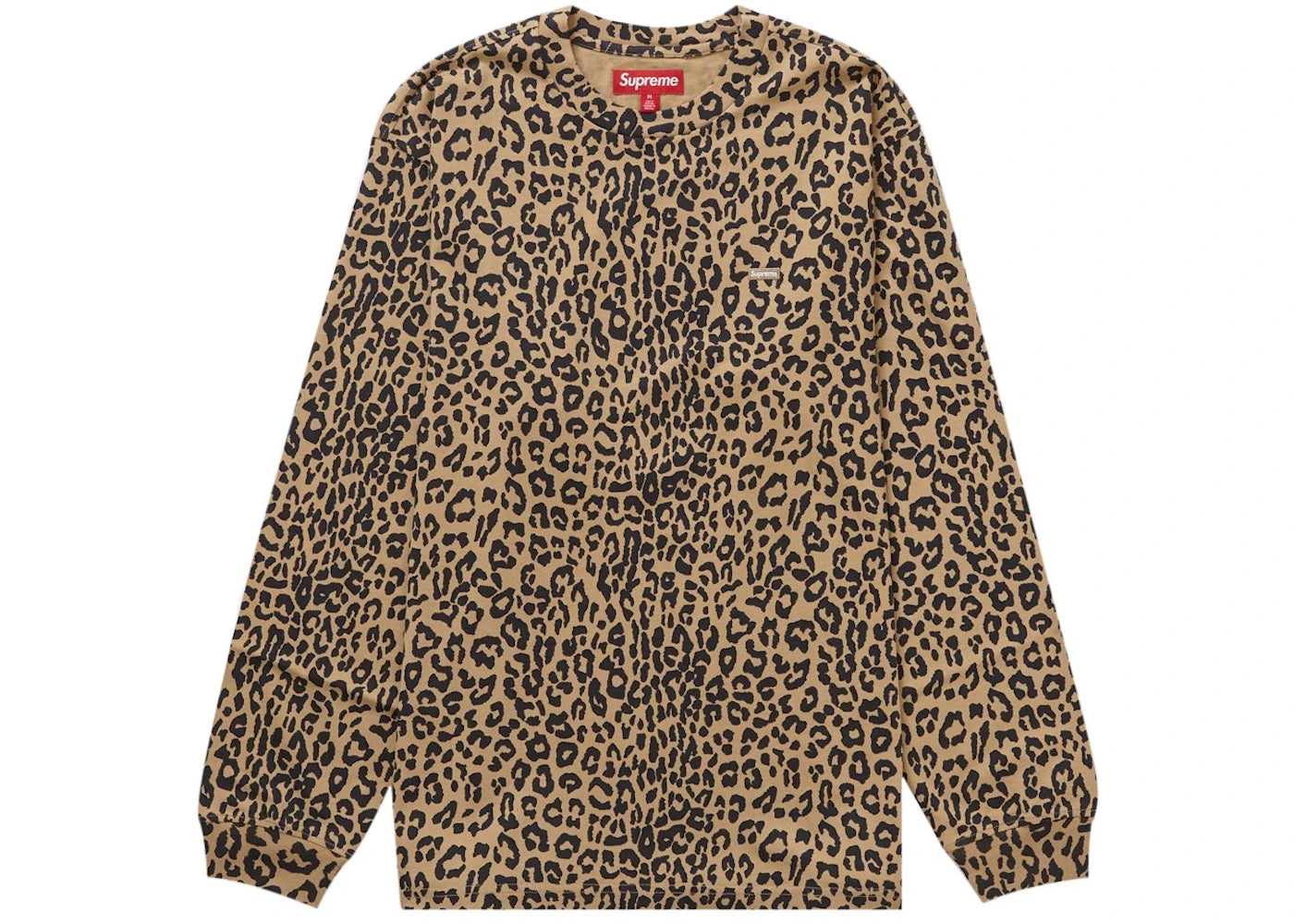 Supreme Small Box L/S Tee Leopard