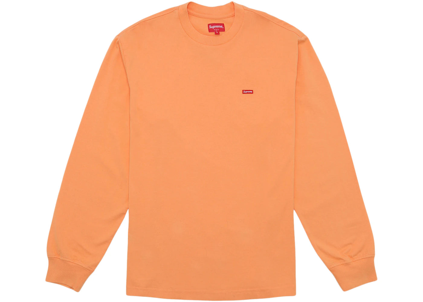 Supreme Small Box L/S Tee Peach