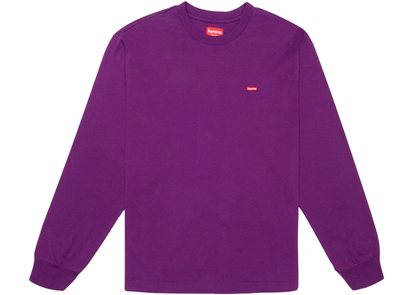 Supreme Small Box L/S Tee Purple