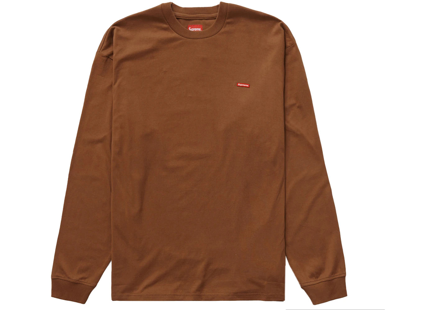 Supreme Small Box L/S Tee (SS22) Brown