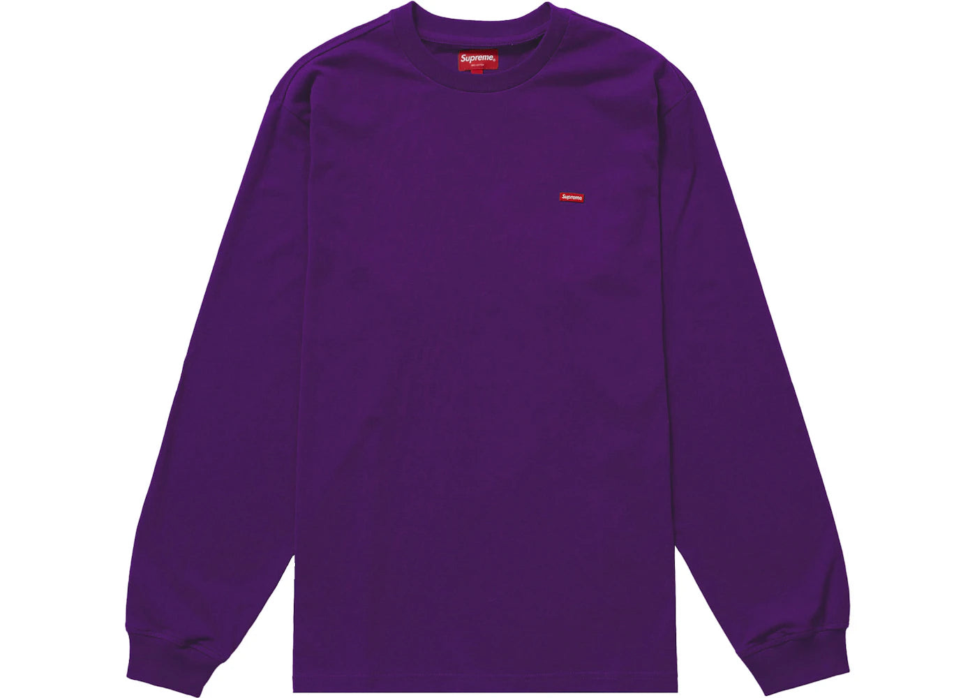 Supreme Small Box L/S Tee (SS22) Purple