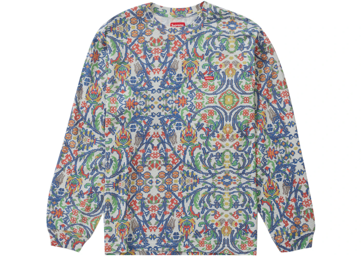 Supreme Small Box L/S Tee (SS23) Tapestry
