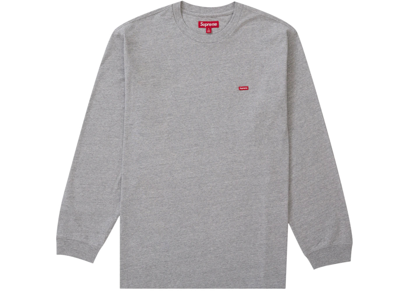 Supreme Small Box L/S Tee (SS24) Heather Grey