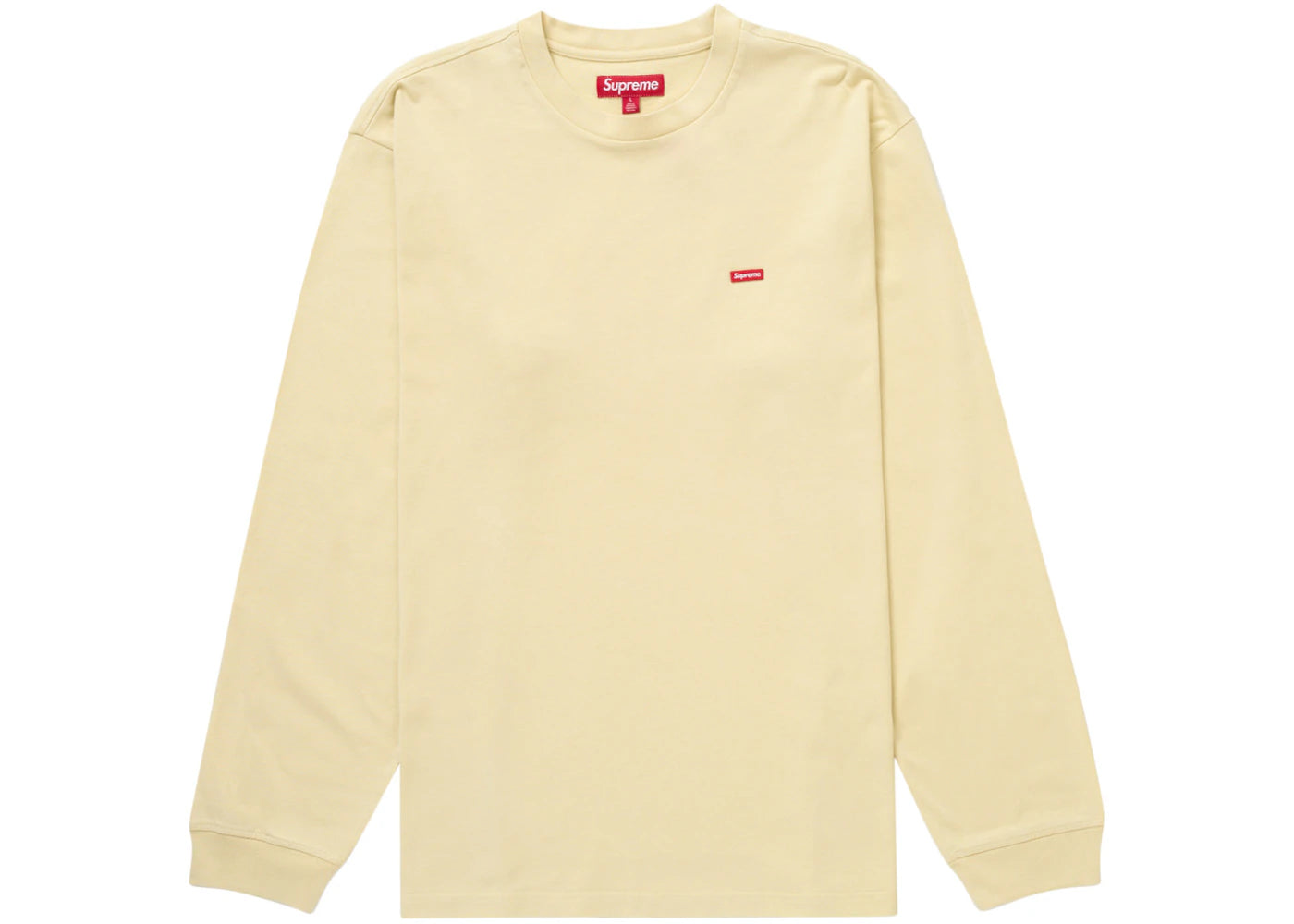 Supreme Small Box L/S Tee (SS24) Light Tan