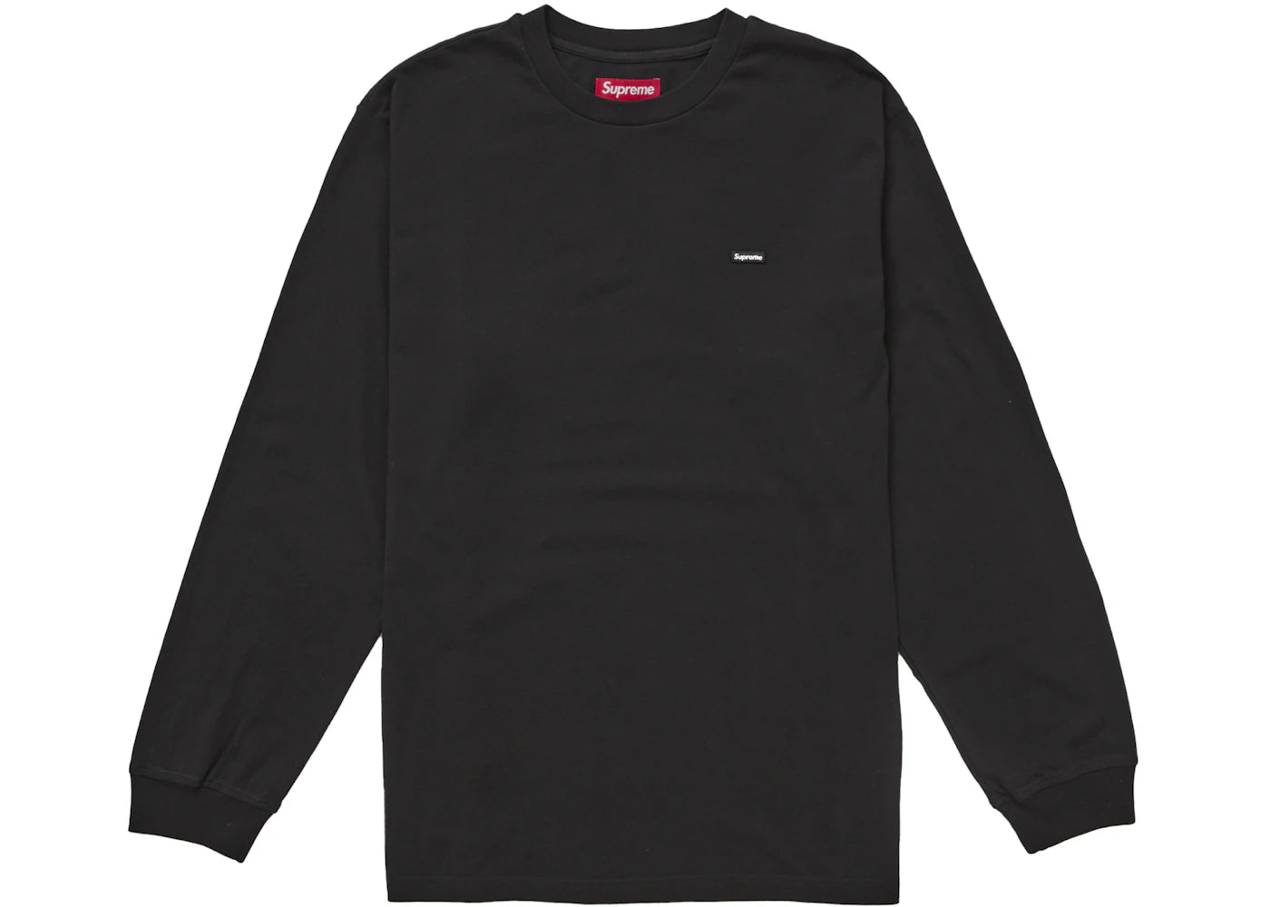 Supreme Small Box L/S Tee (SS25) Black