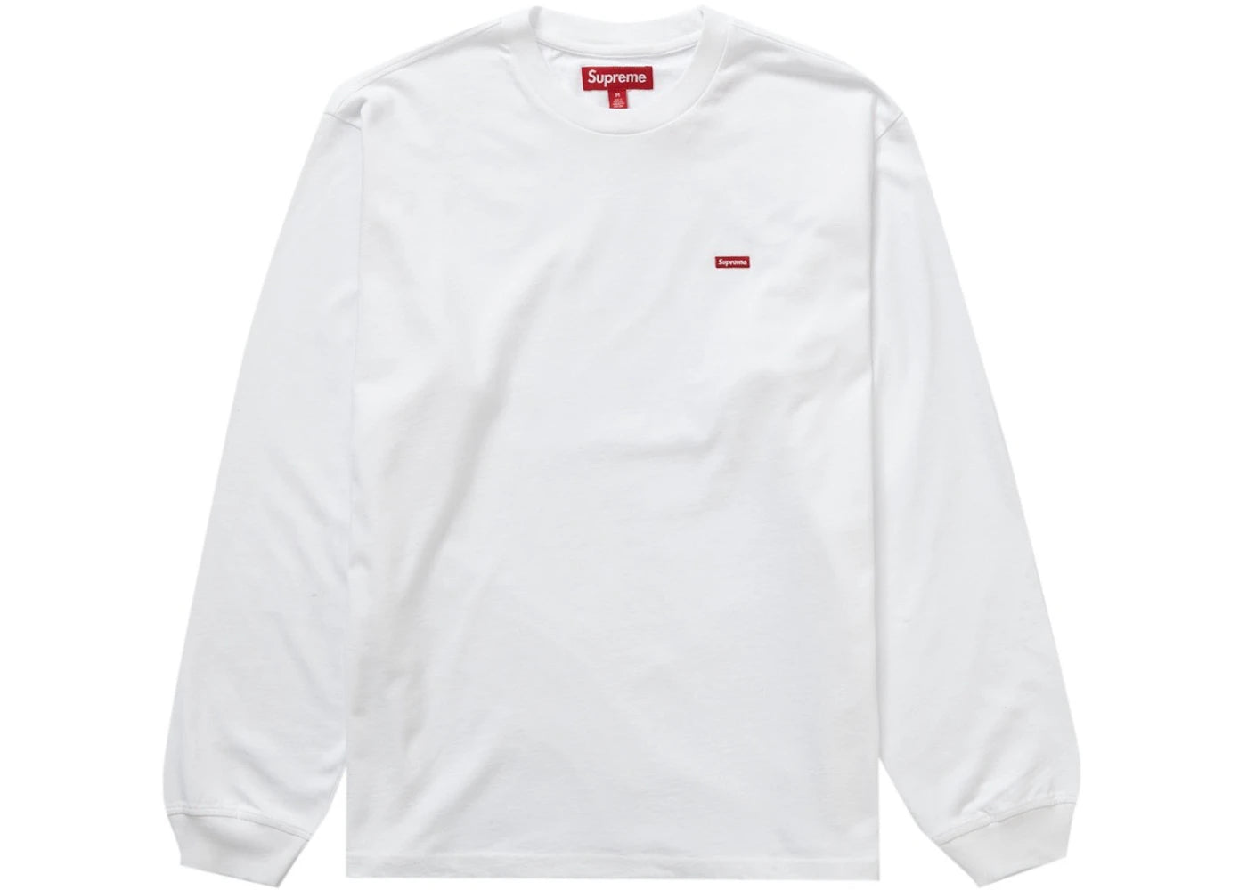 Supreme Small Box L/S Tee White