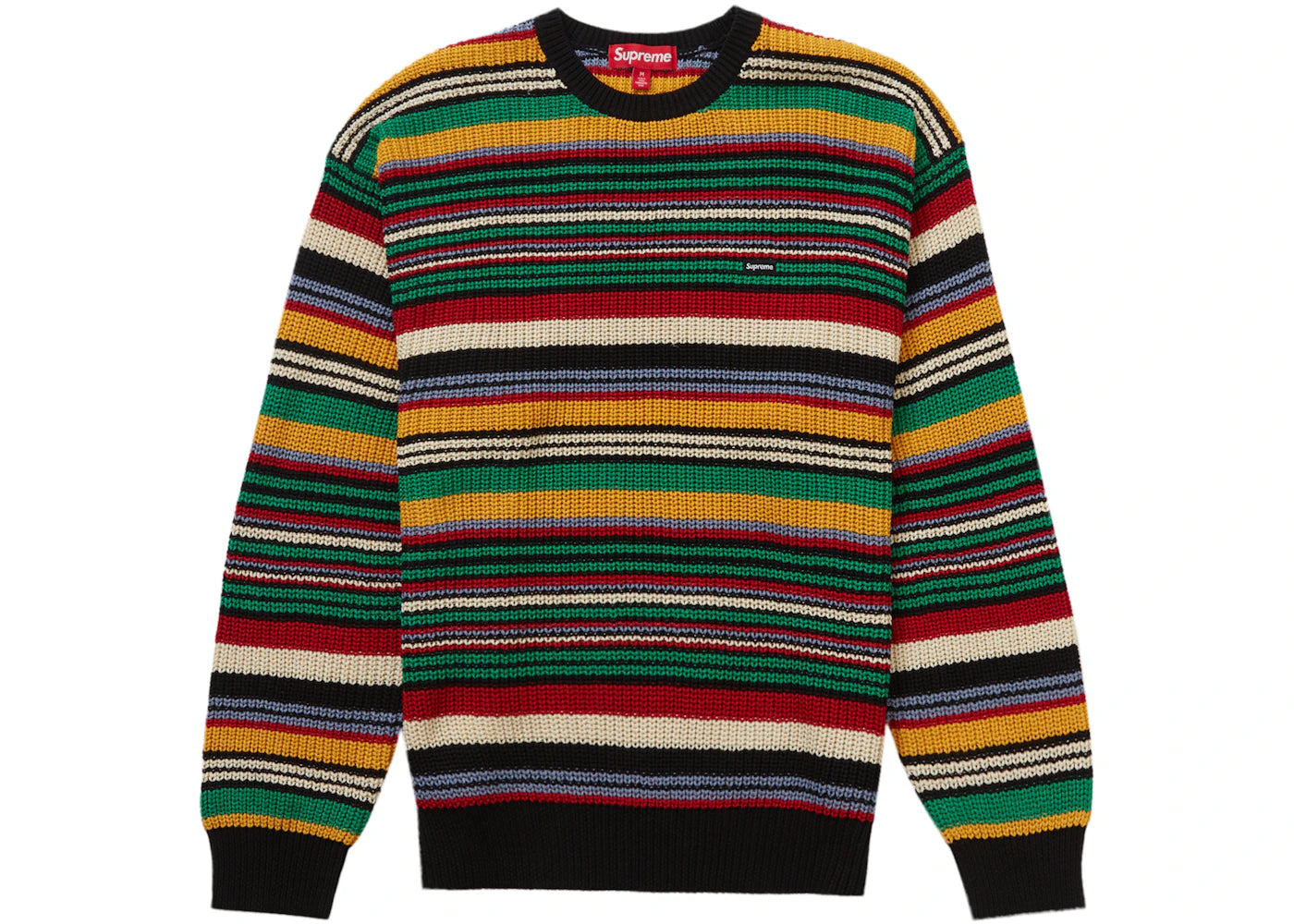 Supreme Small Box Ribbed Sweater Multicolor
