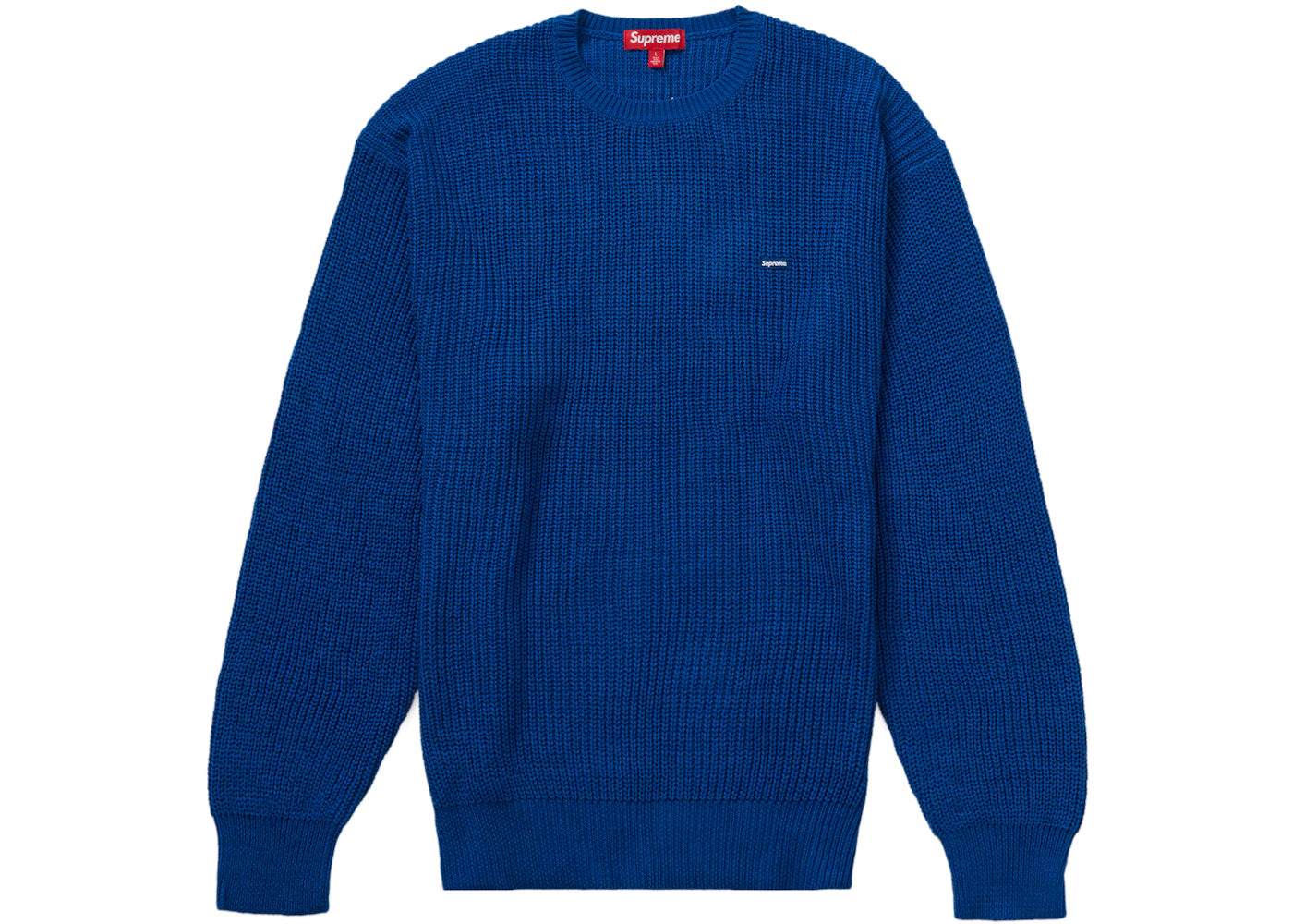 Supreme Small Box Ribbed Sweater Royal