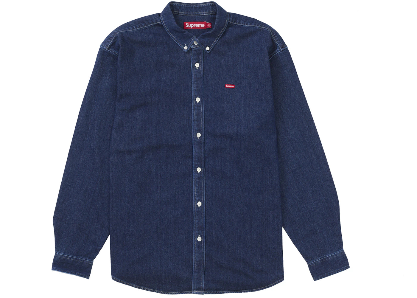 Supreme Small Box Shirt (FW24) Rinsed Denim